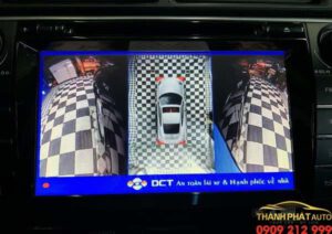 Lắp đặt camera 360 độ DCT xe Toyota Camry giúp tránh tình trạng xước xe khi đỗ