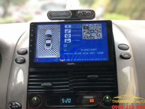 Giao diện camera 360 độ DCT cho xe Toyota Sienna