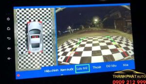 Camera 360 độ DCT tự động hiển thị khi xe khởi động