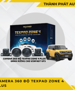 Camera 360 độ TexPad Zone 4 Plus cho ô tô xe hơi VinFast VF3