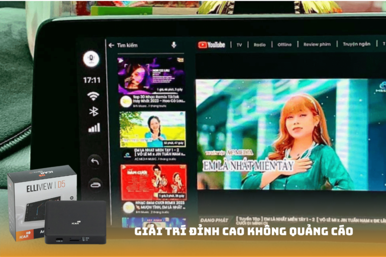 Android Box ICAR Elliview D5 cho ô tô xe hơi - Ảnh 3