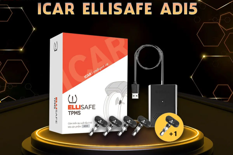 Bộ Cảm Biến Áp Suất Lốp ICAR Ellisafe ADI5 Cho Xe Ô Tô - Ảnh 4