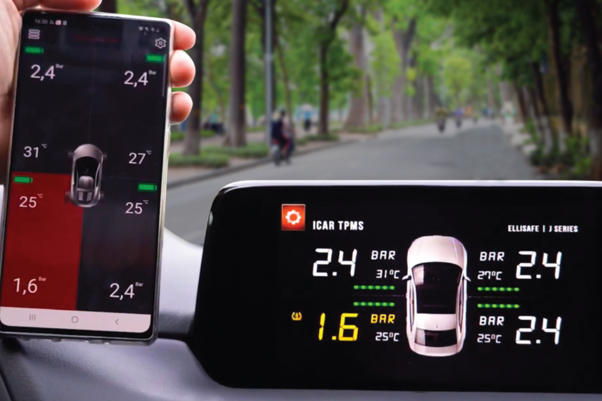 Cảm biến áp suất lốp ICAR Ellisafe J31 A cho xe ô tô Mazda