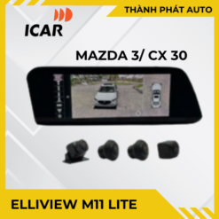 Camera 360 độ Elliview M11 Lite cho ô tô xe hơi Mazda 3 và CX-30