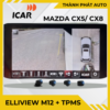 Camera 360 độ Elliview M12 tích hợp TPMS cho ô tô xe hơi Mazda CX5 và CX8