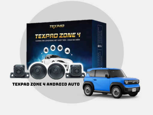 Camera 360 độ TexPad Zone 4 Android Auto cho ô tô xe hơi VinFast VF3