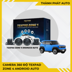 Camera 360 độ TexPad Zone 4 Android Auto cho ô tô xe hơi VinFast VF3