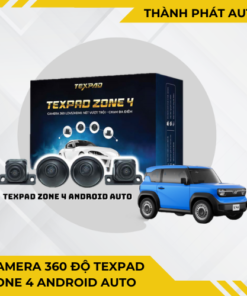 Camera 360 độ TexPad Zone 4 Android Auto cho ô tô xe hơi VinFast VF3