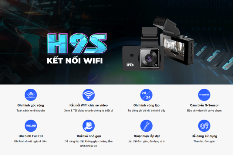 Camera hành trình VIETMAP H9S cho ô tô xe hơi - Ảnh 3