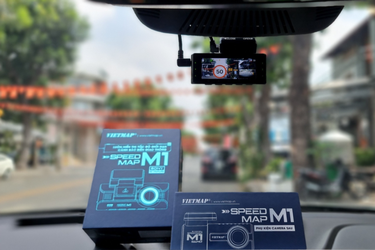 Camera hành trình VIETMAP SPEEDMAP M1 cho ô tô xe hơi - Ảnh 4