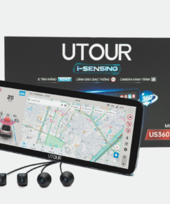 Màn Hình Android AI ADAS UTOUR US360-i12 Liền Camera 360 Cho Ô Tô Xe Hơi
