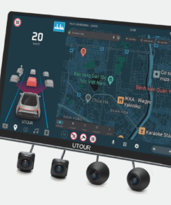 Màn Hình Android AI ADAS UTOUR US360-i13 Liền Camera 360 Cho Ô Tô Xe Hơi