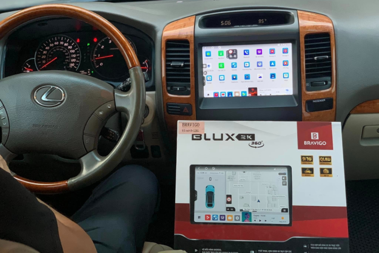 Màn Hình Android BRAVIGO BLUX 2K 360 cho ô tô xe hơi - Ảnh 3