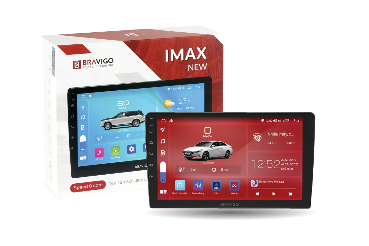 Màn hình android Bravigo cho ô tô xe hơi giá bao nhiêu? Bảng giá chi tiết