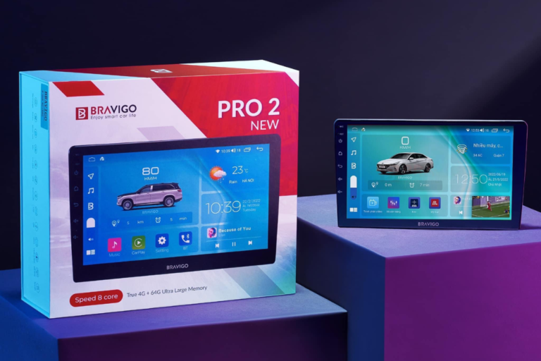Màn Hình Android BRAVIGO PRO 2 Cho Ô Tô Xe Hơi - Ảnh 2