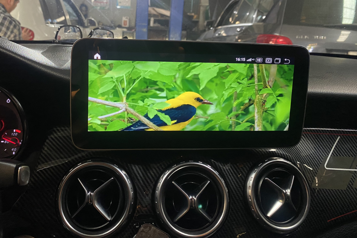 Màn hình Android FLY AUDIO 360 xe Mercedes-Benz C, E, GLK, GLA, CLA