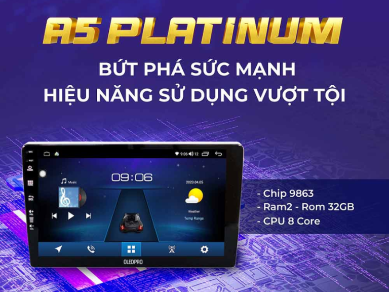 Màn hình Android OledPro A5 Platinum Cho Ô Tô Xe Hơi - Ảnh 5