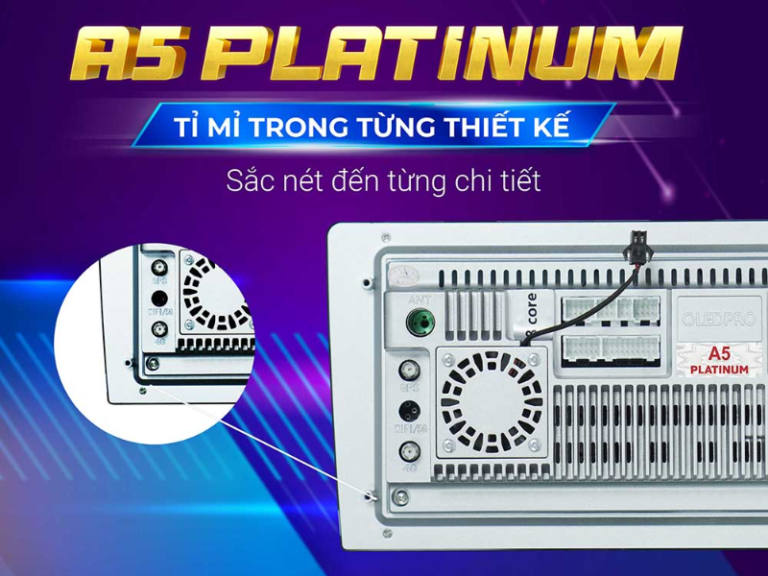 Màn hình Android OledPro A5 Platinum Cho Ô Tô Xe Hơi - Ảnh 4