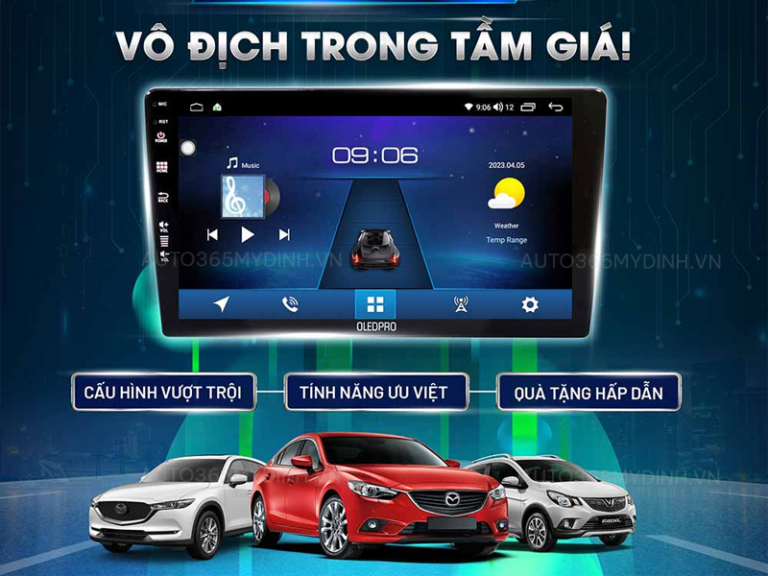 Màn hình Android OledPro A5 Platinum Cho Ô Tô Xe Hơi - Ảnh 3