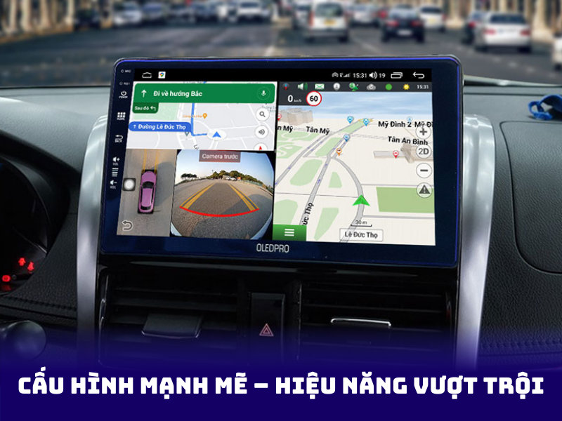 Màn Hình Android OledPro ECO X4S Liền Camera 360 cho ô tô xe hơi