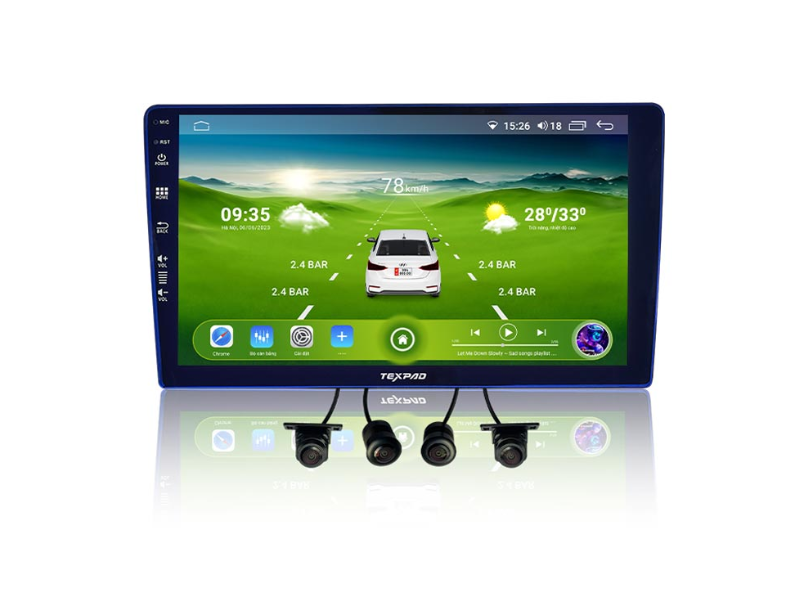 Màn Hình Android Texpad cho ô tô xe hơi giá bao nhiêu? Bảng giá chi tiết