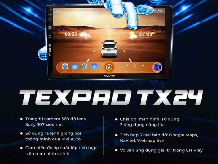 Màn Hình Android TexPad TX24 Luxury cho ô tô xe hơi - Ảnh 2