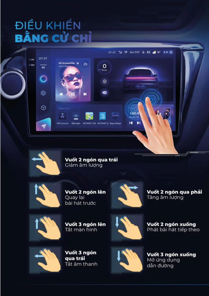 Màn Hình Android Teyes CC3 2K 360 Cho Ô Tô Xe Hơi - Ảnh 4