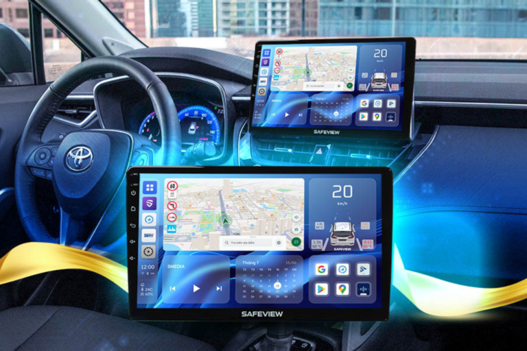 Màn Hình Android TMAS Safeview T500 cho ô tô xe hơi - Ảnh 4