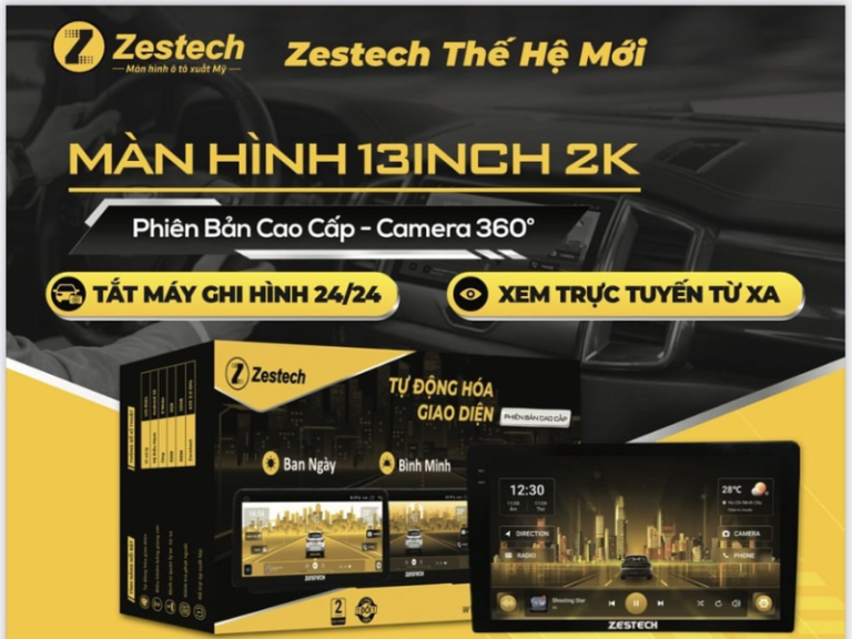 Màn Hình Android Zestech 13 inch 2K - Ảnh 2