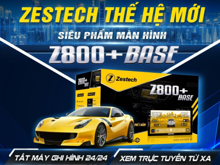 Màn Hình Android Zestech Z800+ Base Tích hợp Camera 360 - Ảnh 3