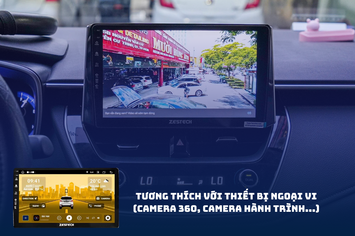 Màn Hình Android Zestech Z800+ Phiên Bản Nâng Cấp