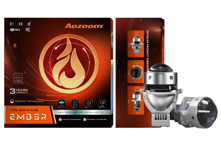 Bi LED EMBER LIGHT Aozoom cho ô tô xe hơi - Ảnh 4
