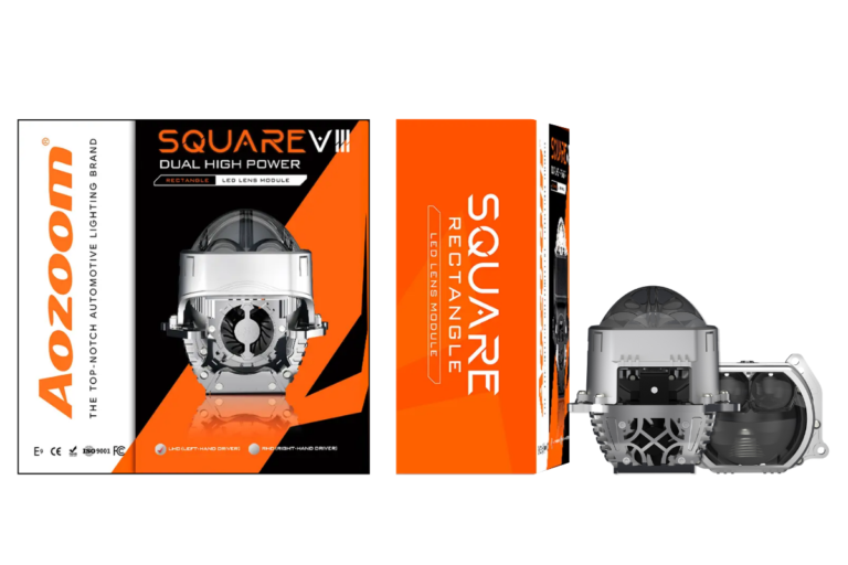 Bi LED SQUARE V3 Aozoom cho ô tô xe hơi - Ảnh 2