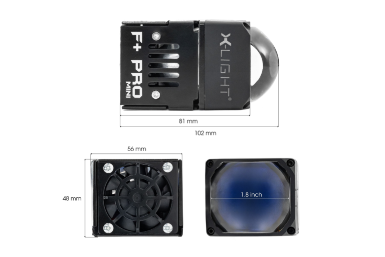 BI LED X-LIGHT F+ PRO MINI CHO Ô TÔ XE HƠI - Ảnh 4
