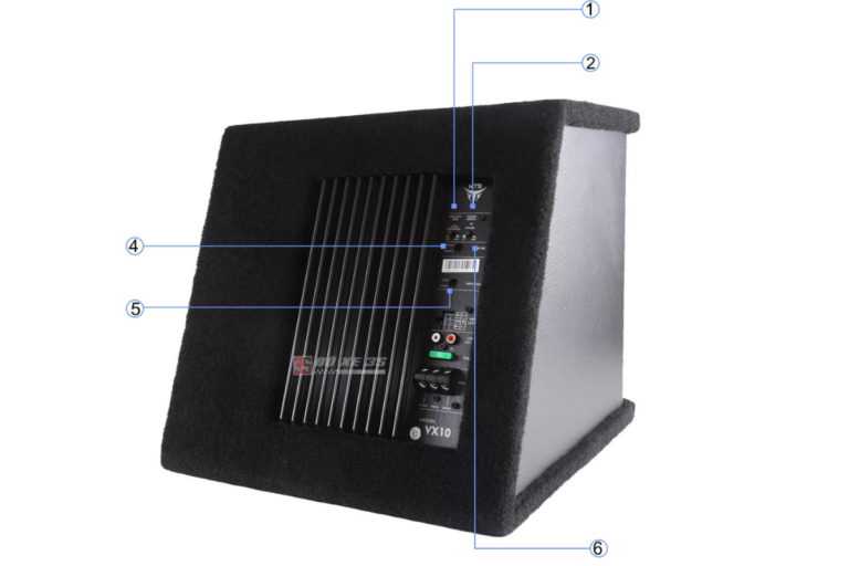 Loa Sub hơi MTS VX10 cho ô tô xe hơi - Ảnh 2