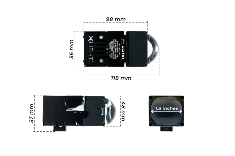 MODULE LASER X-LIGHT F+ ULTRA - BI LED CHO Ô TÔ XE HƠI - Ảnh 3
