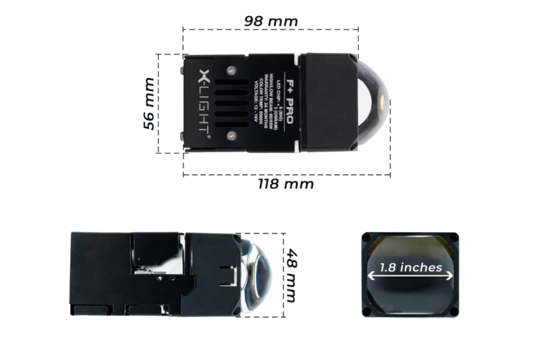 MODULE LED X-LIGHT F+ PRO - BI LED MẠNH MẼ CHO Ô TÔ - Ảnh 3