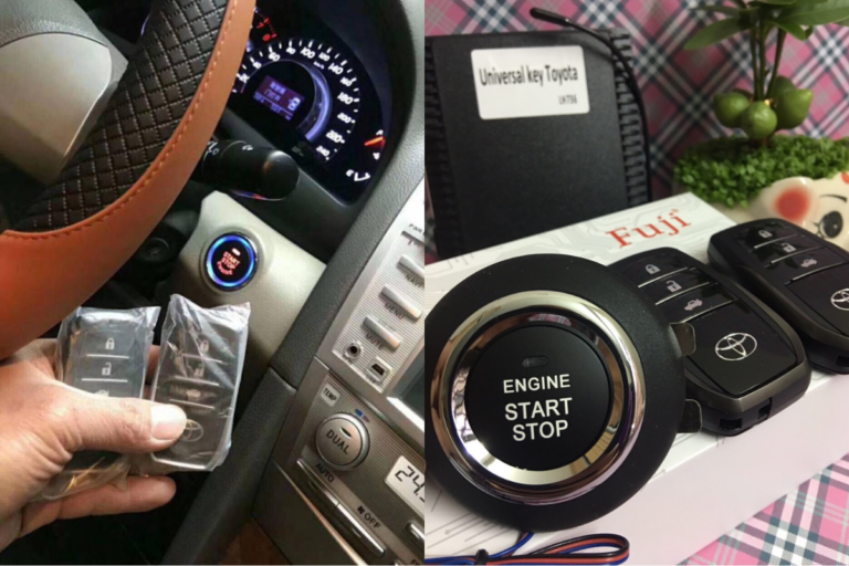 SMART KEY Ô TÔ TOYOTA CROSS - ENGINE START STOP - Ảnh 3