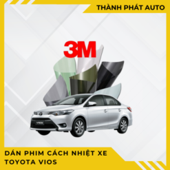 DÁN PHIM CÁCH NHIỆT XE TOYOTA VIOS - CHÍNH HÃNG 3M