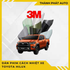 DÁN PHIM CÁCH NHIỆT XE TOYOTA HILUX – CHÍNH HÃNG 3M