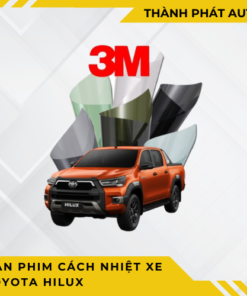 DÁN PHIM CÁCH NHIỆT XE TOYOTA HILUX – CHÍNH HÃNG 3M