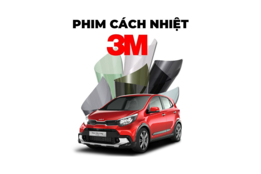 DÁN PHIM CÁCH NHIỆT XE KIA MORNING – CHÍNH HÃNG 3M