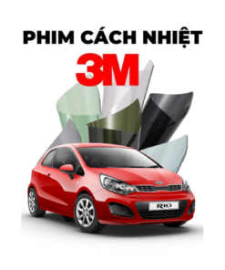 DÁN PHIM CÁCH NHIỆT XE KIA RIO – CHÍNH HÃNG 3M