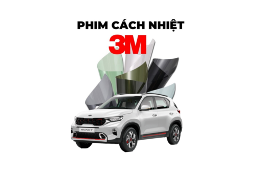 DÁN PHIM CÁCH NHIỆT XE KIA SONET – CHÍNH HÃNG 3M