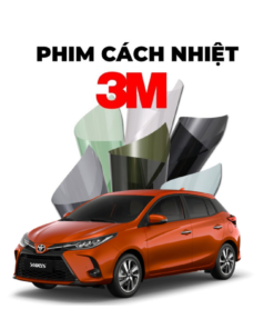 DÁN PHIM CÁCH NHIỆT XE TOYOTA YARIS – CHÍNH HÃNG 3M