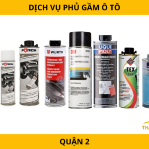 Dịch vụ phủ gầm ô tô tại Quận 2 – Bảo vệ xe, chống rỉ sét hiệu quả