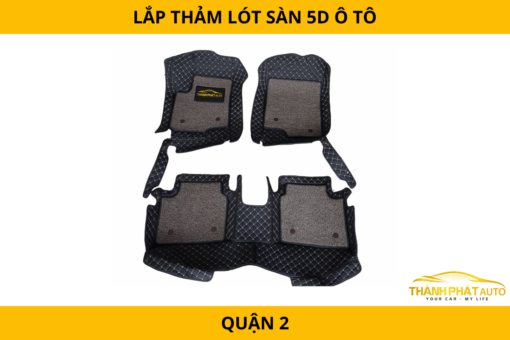 Lắp sàn 5D ô tô tại Quận 2 – Tăng tính thẩm mỹ, dễ vệ sinh