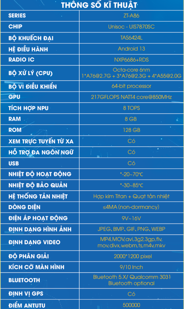 Màn Hình Android Zestech ZX ADAS+ Cao Cấp Có Camera 360 Độ - Ảnh 4