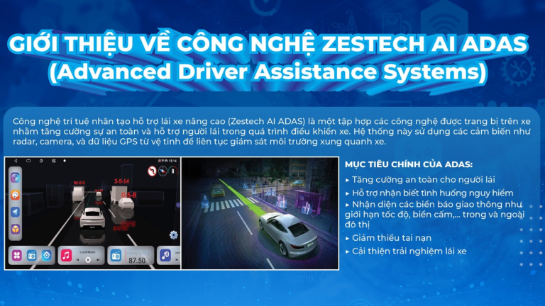 Màn Hình Android Zestech ZX ADAS+ Tiêu Chuẩn Có Camera 360 Độ - Ảnh 3