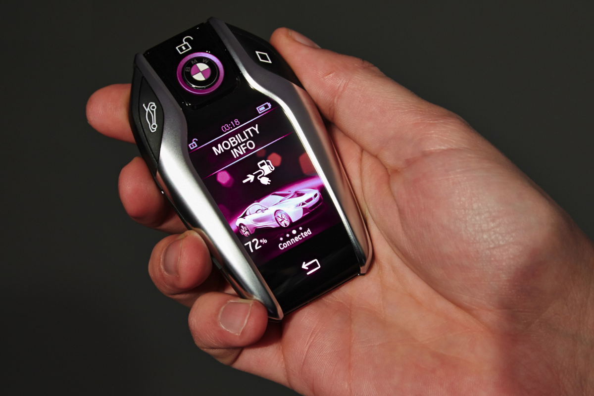 SMART KEY Ô TÔ BMW 525I – DISPALAY KEY LCD